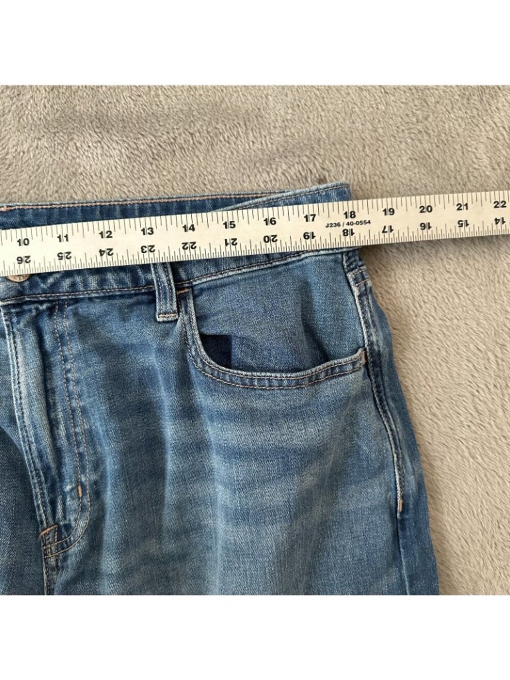 American Eagle Super High Rise Baggy Wide Leg Jeans Women's size 16 Regular - Picture 5 of 8